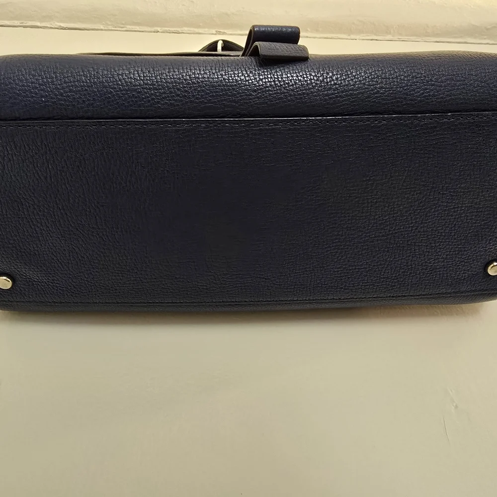 KATE SPADE BLUE PEBBLED LEATHER 'JASPER CLARKE STREET' PURSE &Wallet